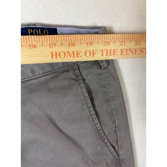 Polo Ralph Lauren Mens Stretch Straight Fit Chino Pants Gray 38x30 - Picture 3 of 12